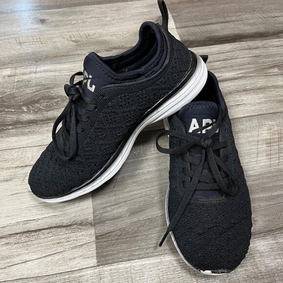 APL Athletic Techloom Phantom W Lace Up Runnings Shoes B/W Women’s Size 5.5 - Picture 2 of 12